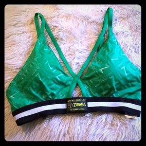 Zumba wear collector bra 💚 M